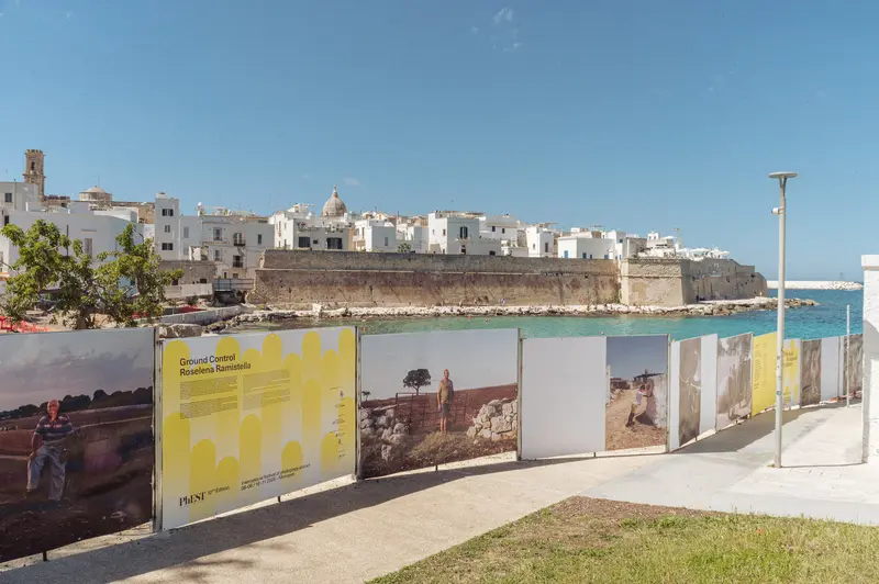 Coastal Fortified Town Exhibition with Waterfront Photography Display