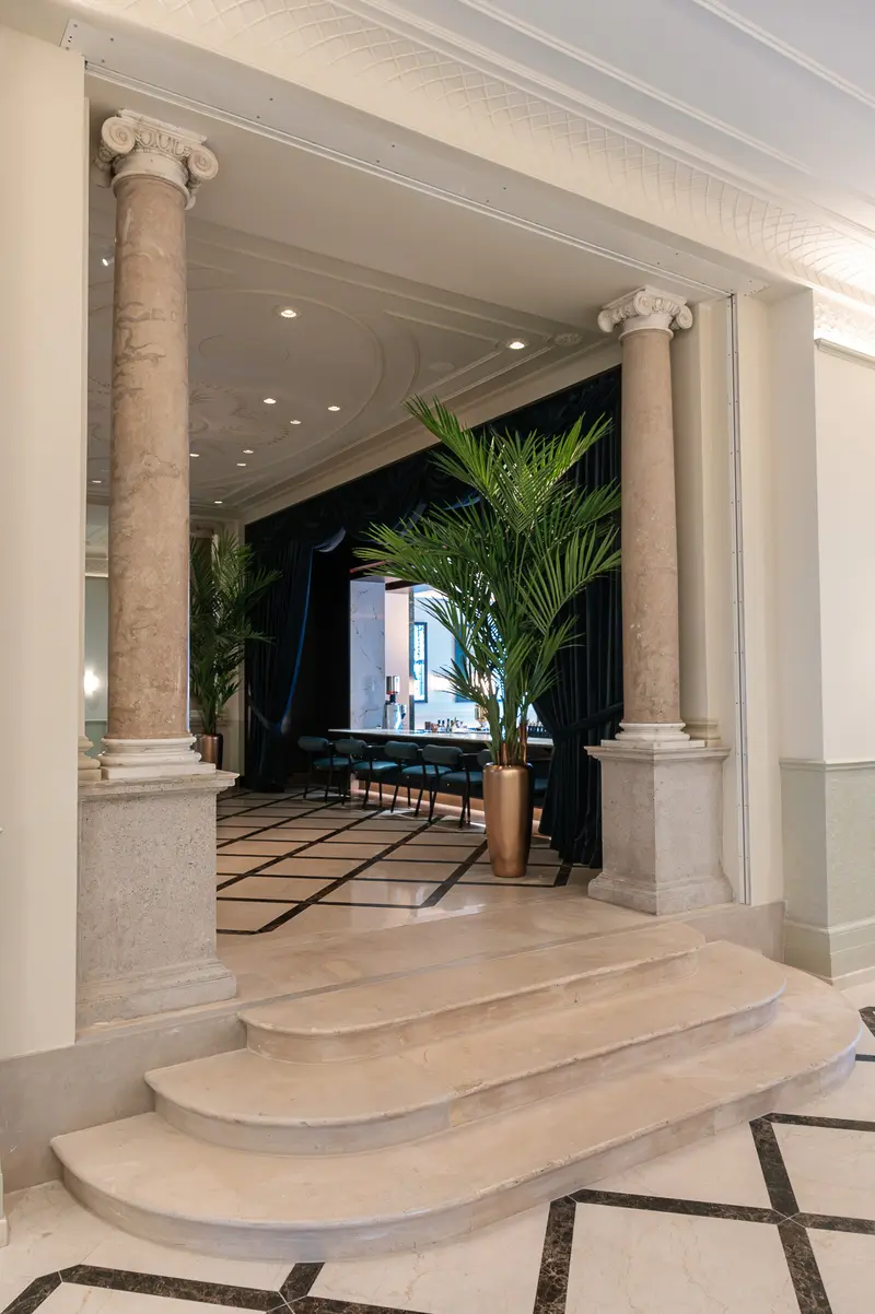 Palais Chotek Entrance with Neoclassical Columns at IgersWalk Vienna June 2026