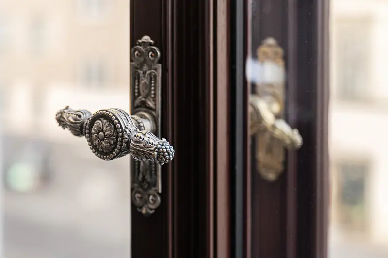 Ornate Door Hardware at Palais Chotek, Vienna IgersWalk 2026