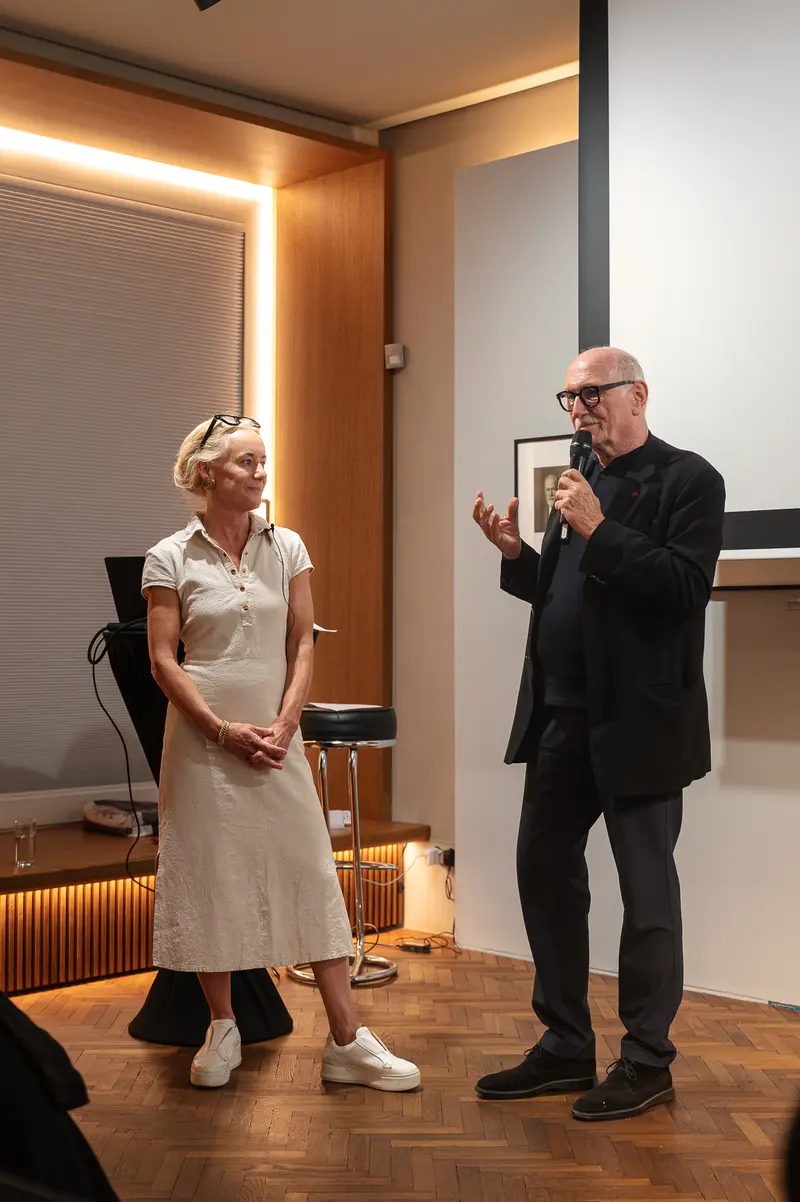 Lois Lammerhuber Speaking Beside Cig Harvey at Leica Gallery Vienna, Sep 29th, 2026