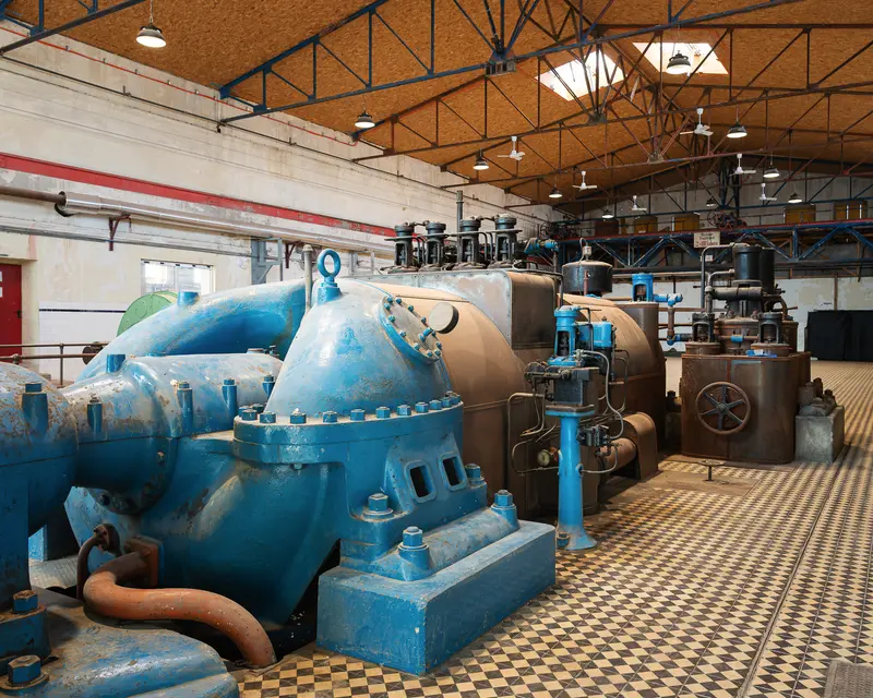 Blue Turbine and Generator Hall of the Glanzstoff Factory, St. Pölten, Open House 2026
