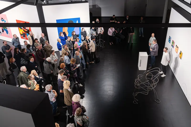 Sebastian Haselsteiner Opens Marko Sajn "Becoming One" at STRABAG Art Site