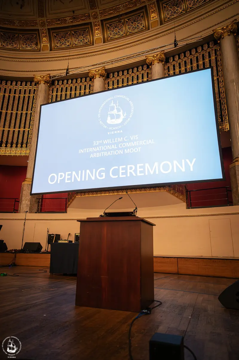 33rd VisMoot opening at Konzerthaus, Vienna